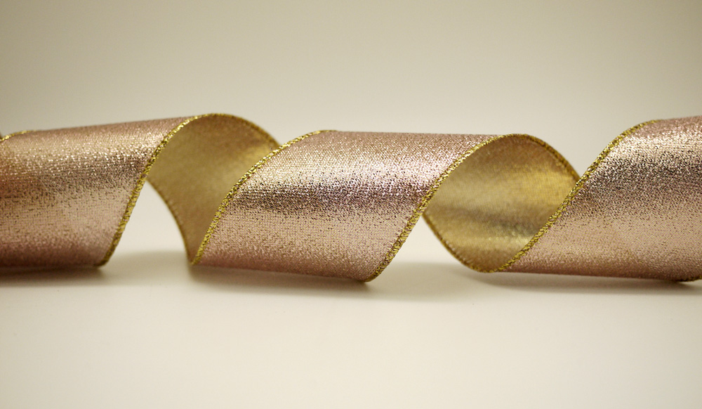 Bicolor Metallic Decorative Ribbon, Holiday Ribbons, Wholesale Ribbon  Manufacturer