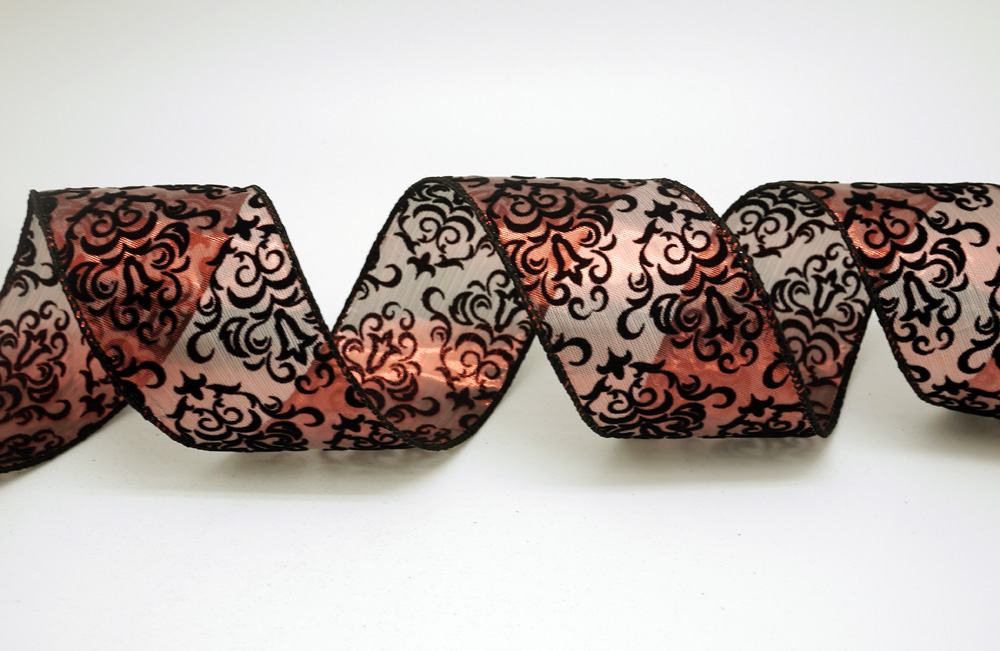 ダマスクメタリックリボン