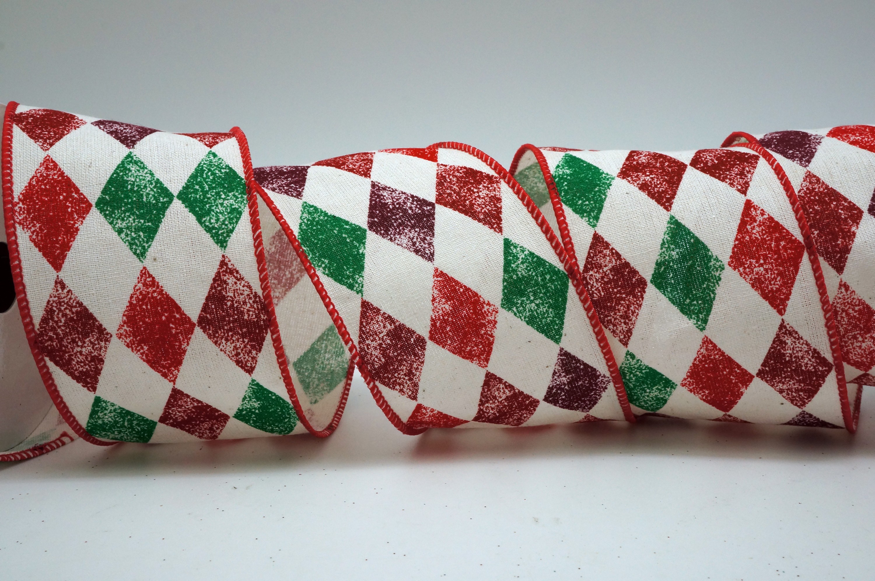 Ретро гарлеквінська візерунчата стрічка