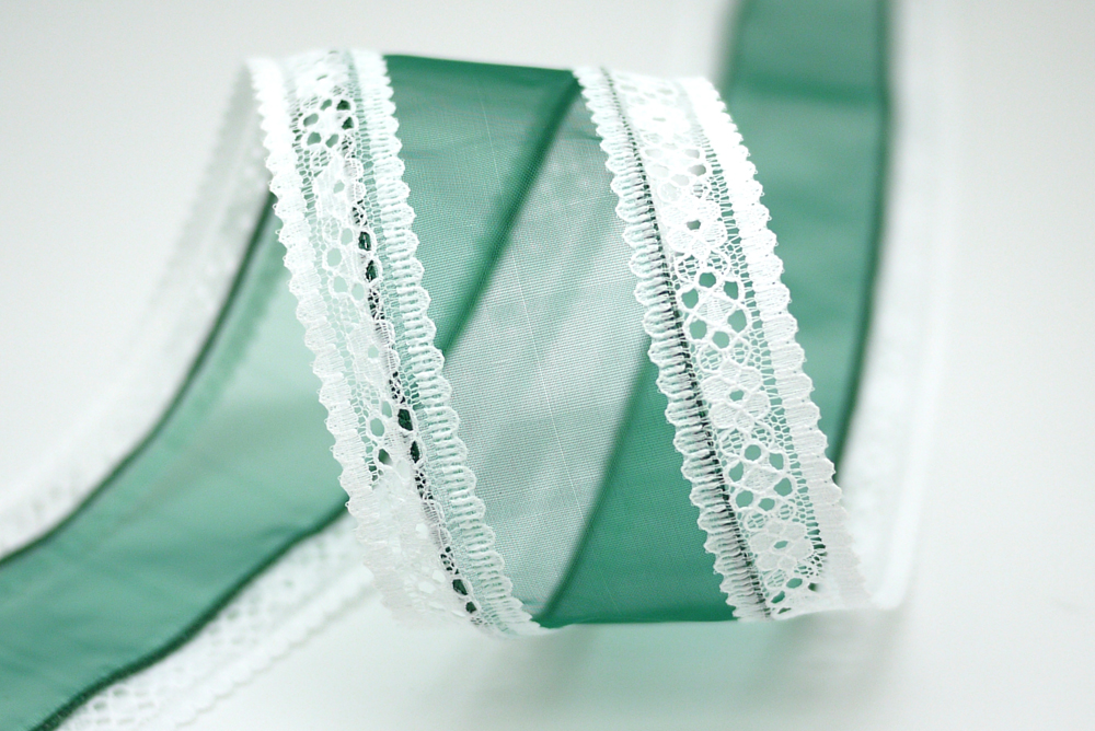 L Shape Ribbon Bilateral Lace Ribbon 2.5