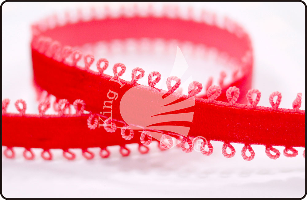 Picot Edge Velvet Ribbon