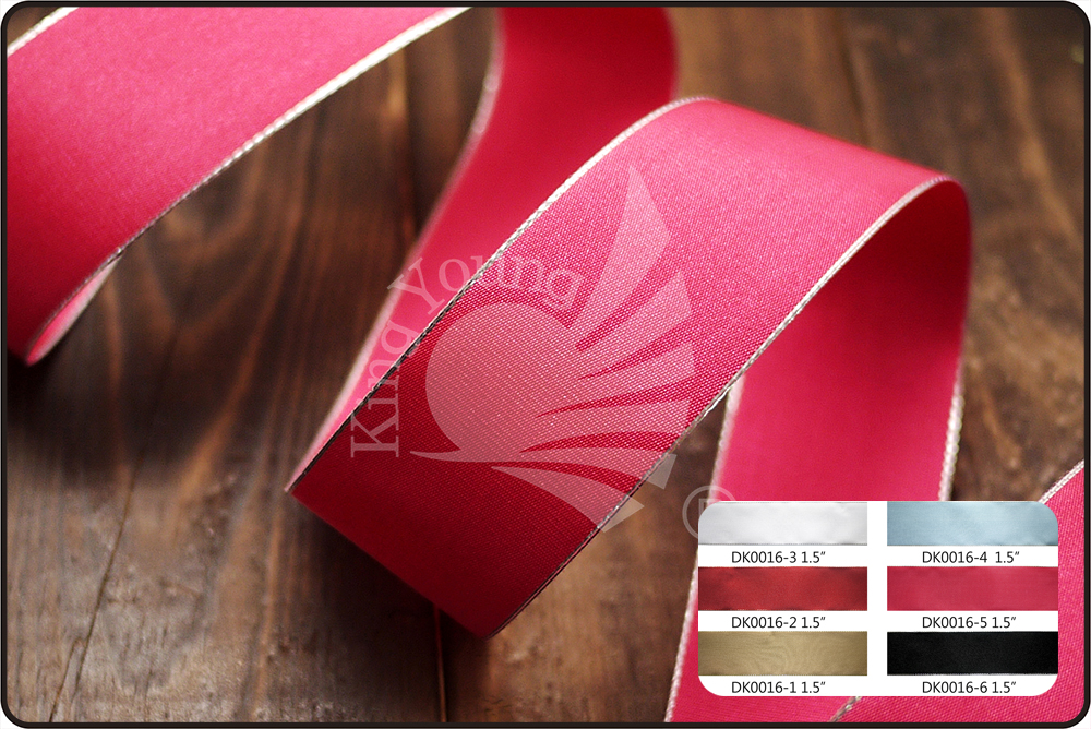 Nastro colorato con bordo argento (DK0016)