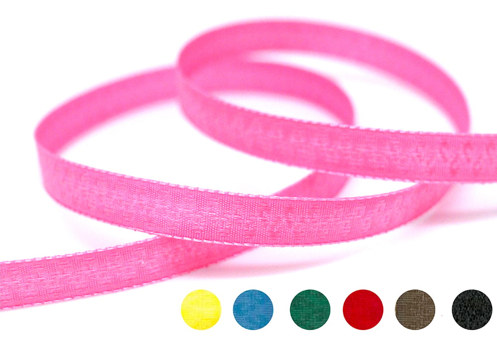 K Ribbon Sample 9MM Woven Nylon Ribbon for Gift Wrapping & Crafts | KING YOUNG