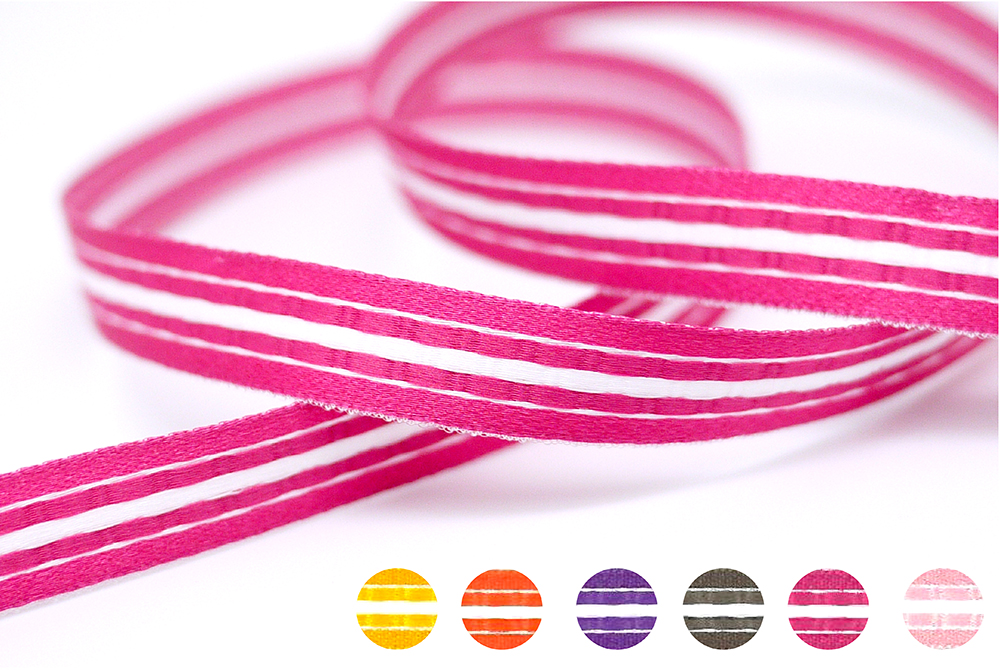 Nastro a righe tessuto