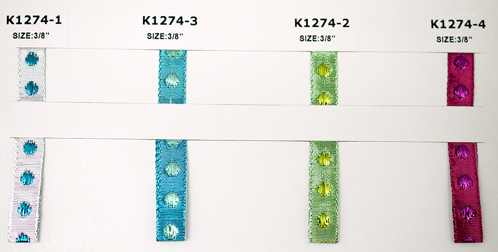 K Ribbon Sample 3/8