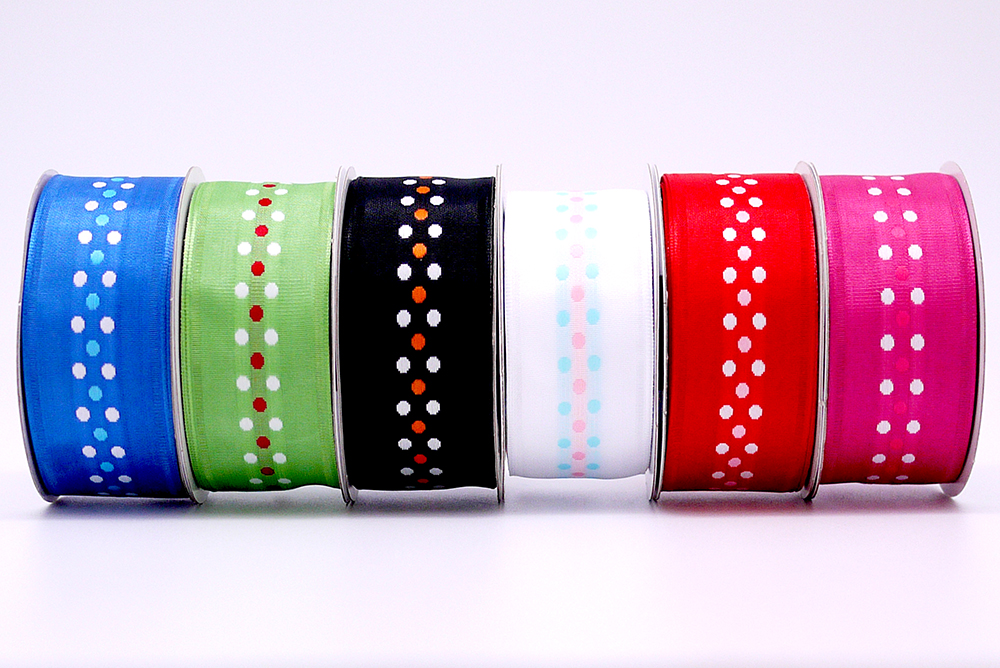 Fita de Bolinhas Tecidas