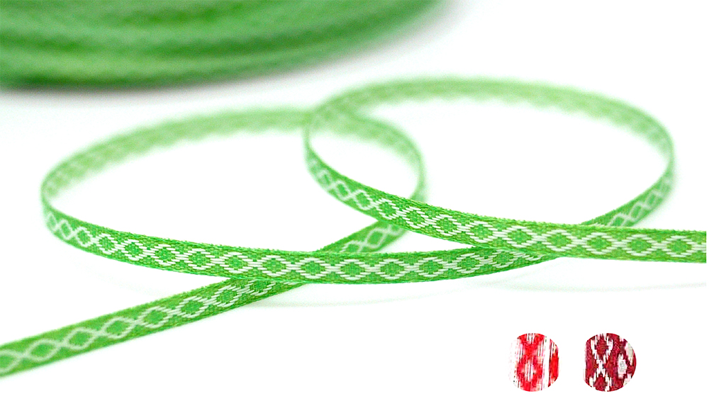 Узкая лента с бесконечным узором