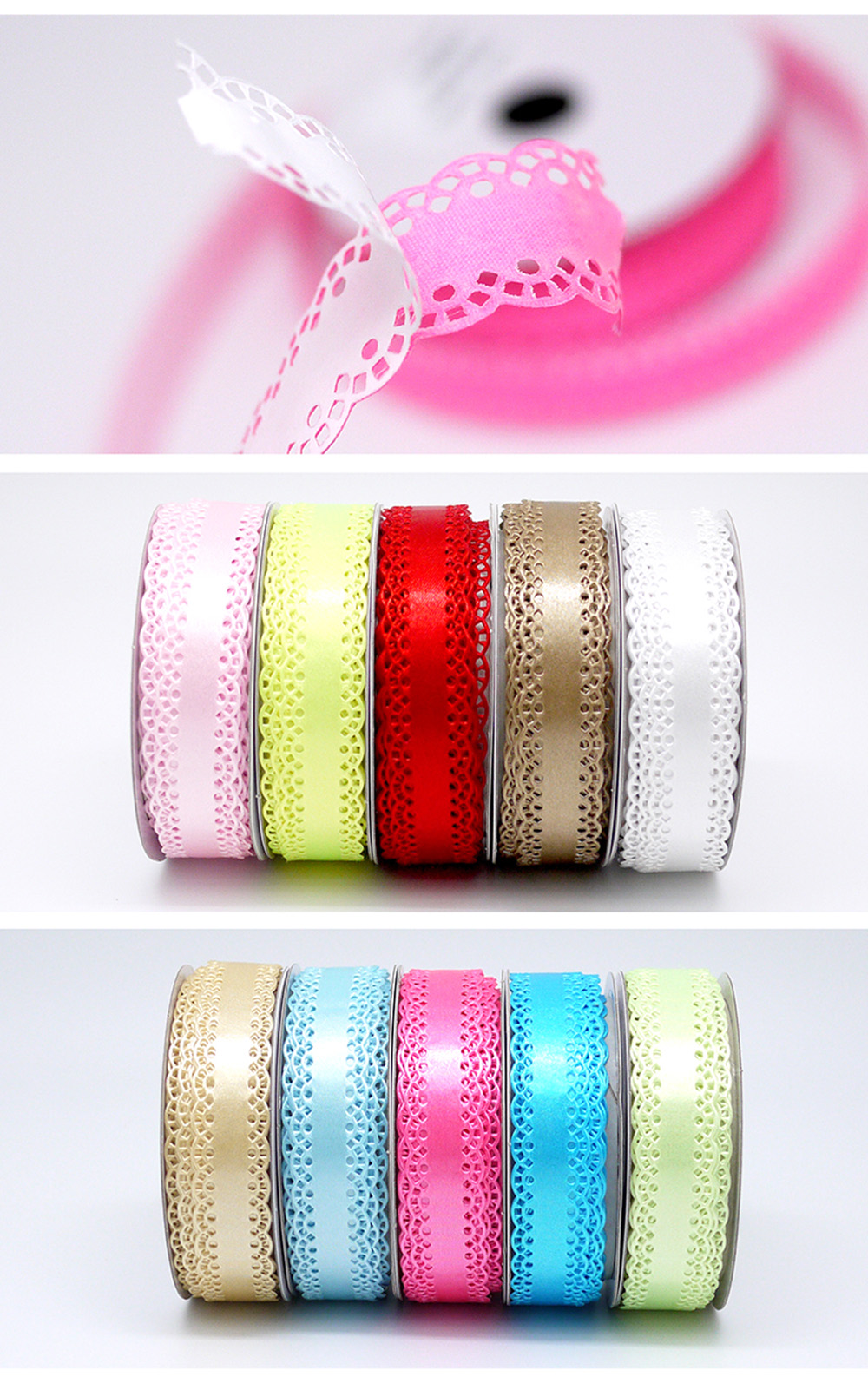 Peel and Stick Cutout Scallop Edge Ribbon | KING YOUNG