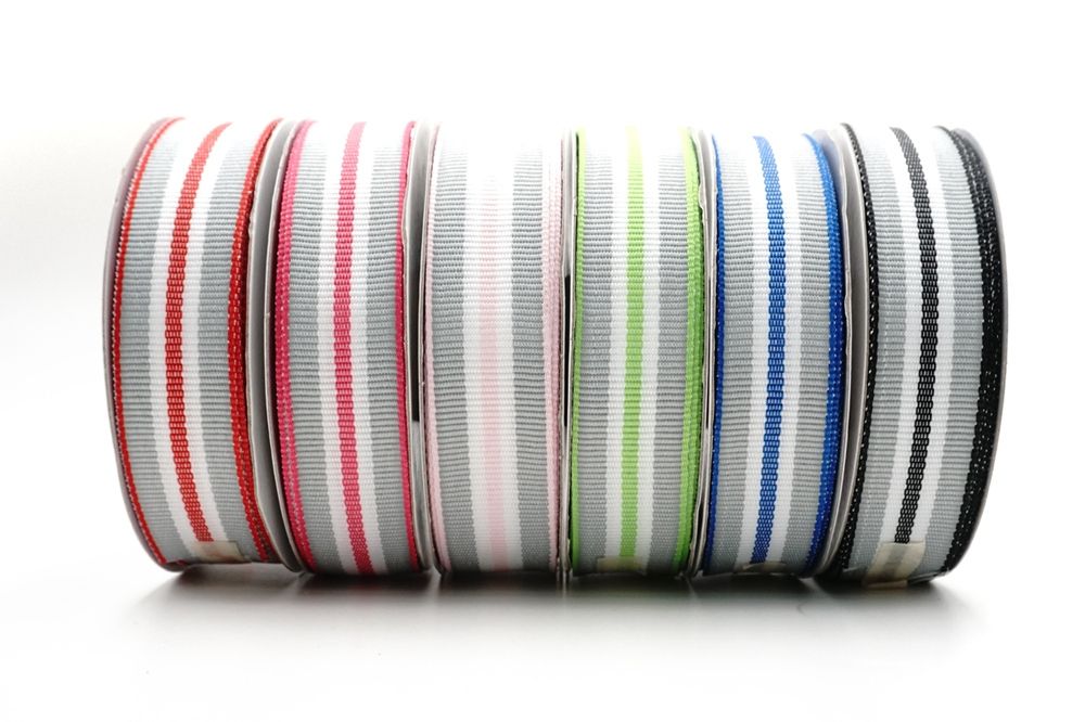 Dk Ribbon 225 Denier Striped Grosgrain Ribbon | KING YOUNG Taiwan Manufacturer