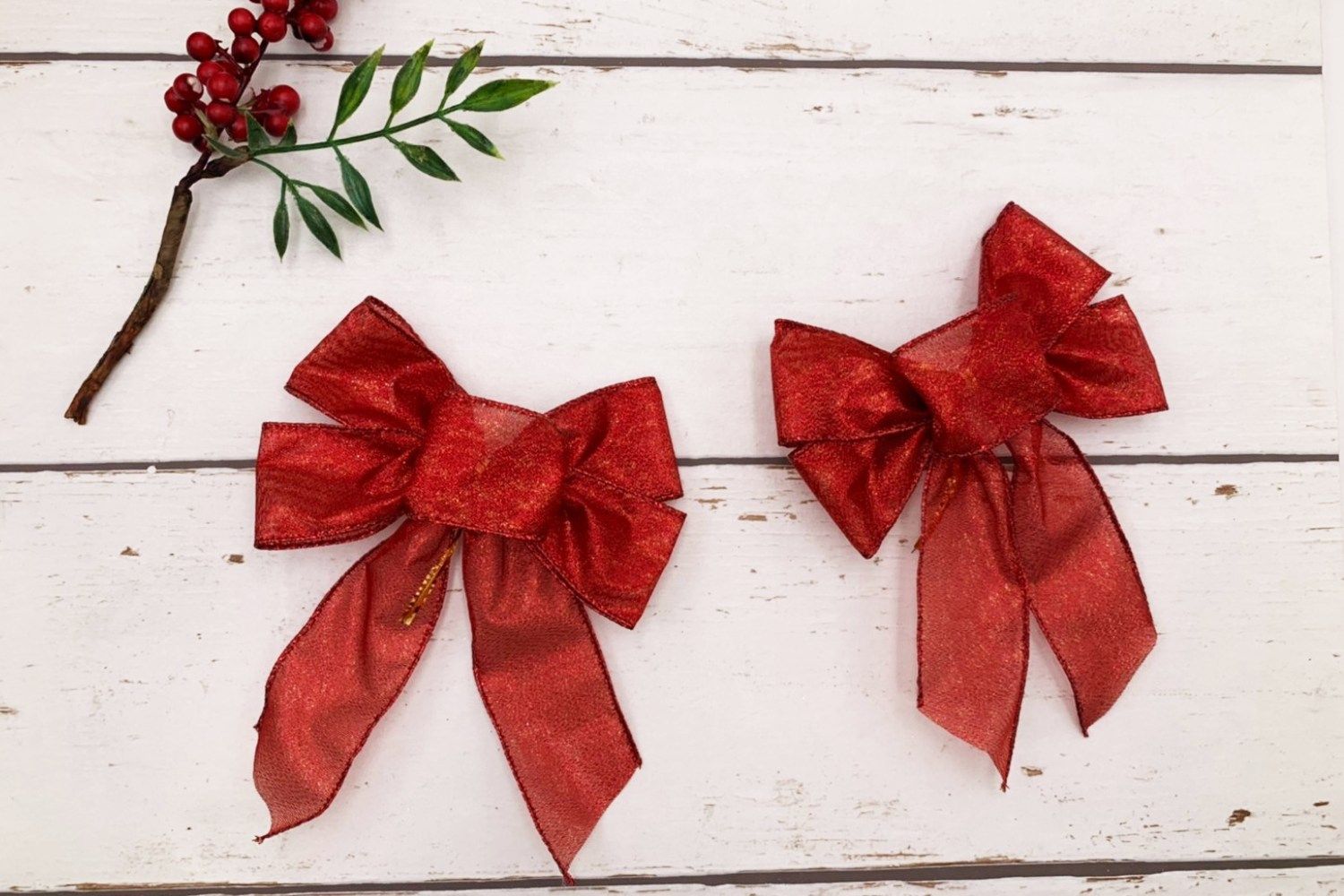 5-Loop Florist Bow | Handmade Wired Ribbon Bows - KING YOUNG