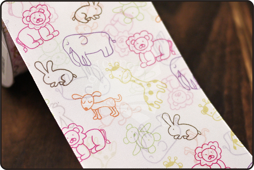 Stampa Nastro Animali da Festa 70mm