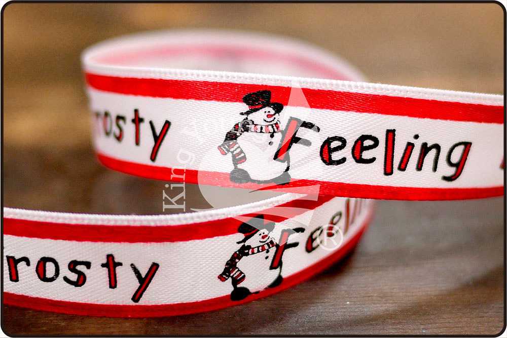 Снеговик "Чувствуя Морозный" Печать Лента