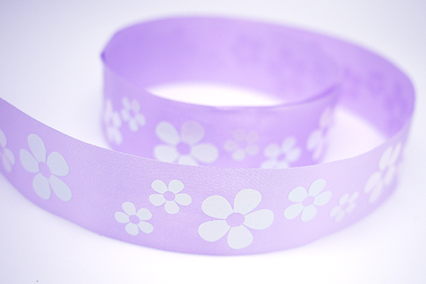 花朵印刷緞帶 (PR3918)