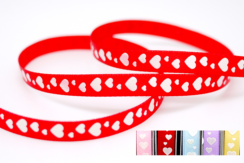 Irizáló Sweethearts Nyomtatott Szalag