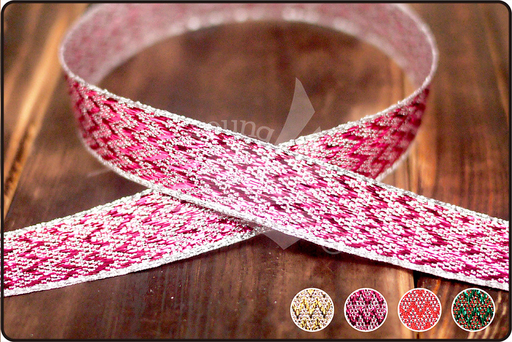 Ruban métallique chevron