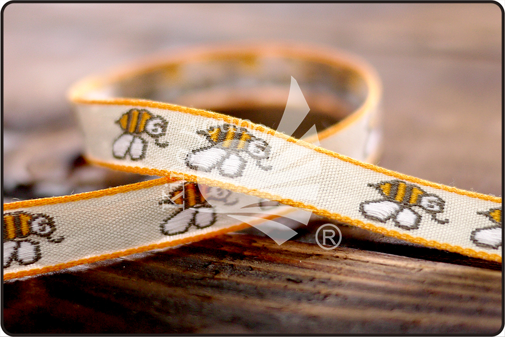 Bienen-Jacquard-Band