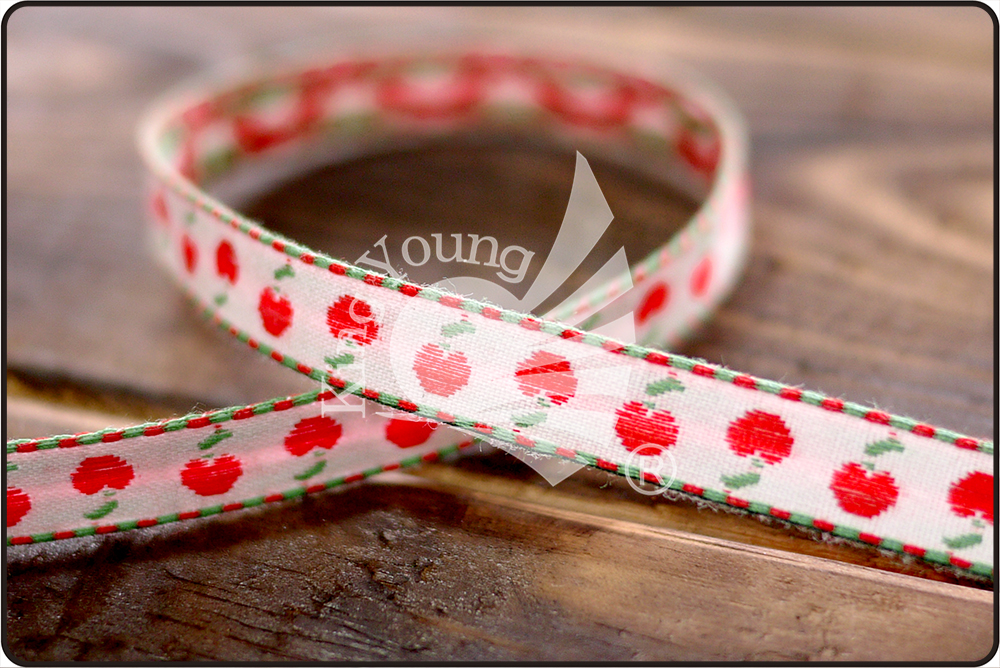 Kirsche Jacquard-Band