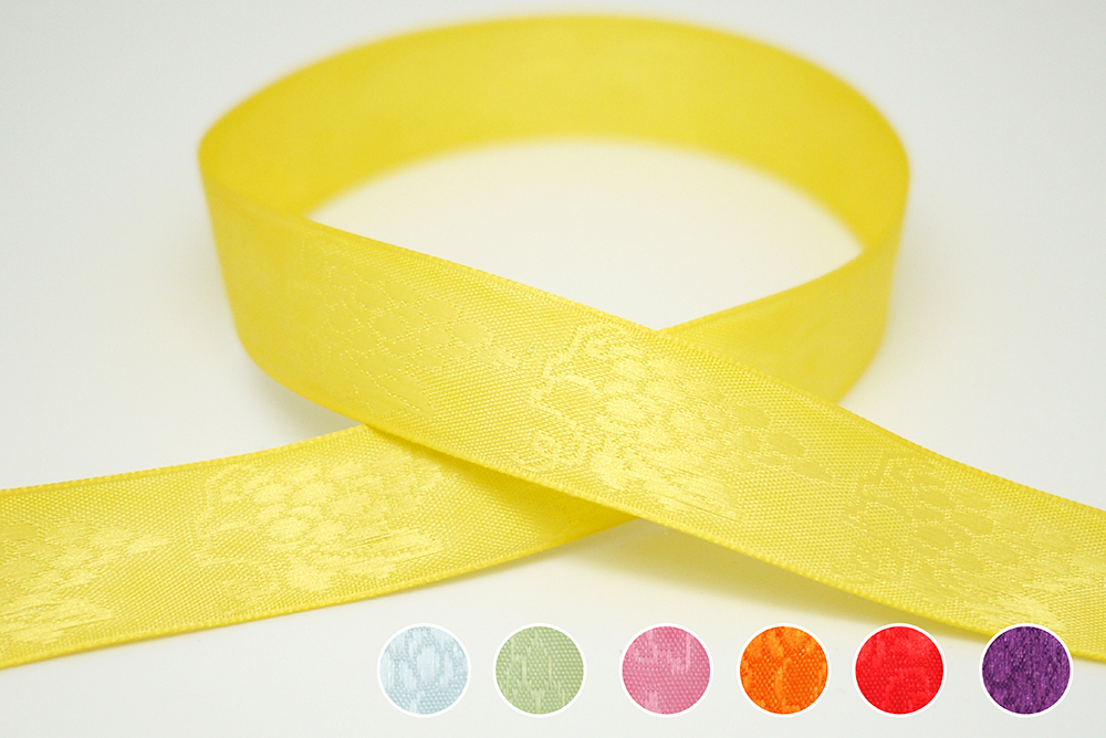 Jacquard Ribbon_KN645 | Elevate Your Crafts with Luxurious Satin Ribbons