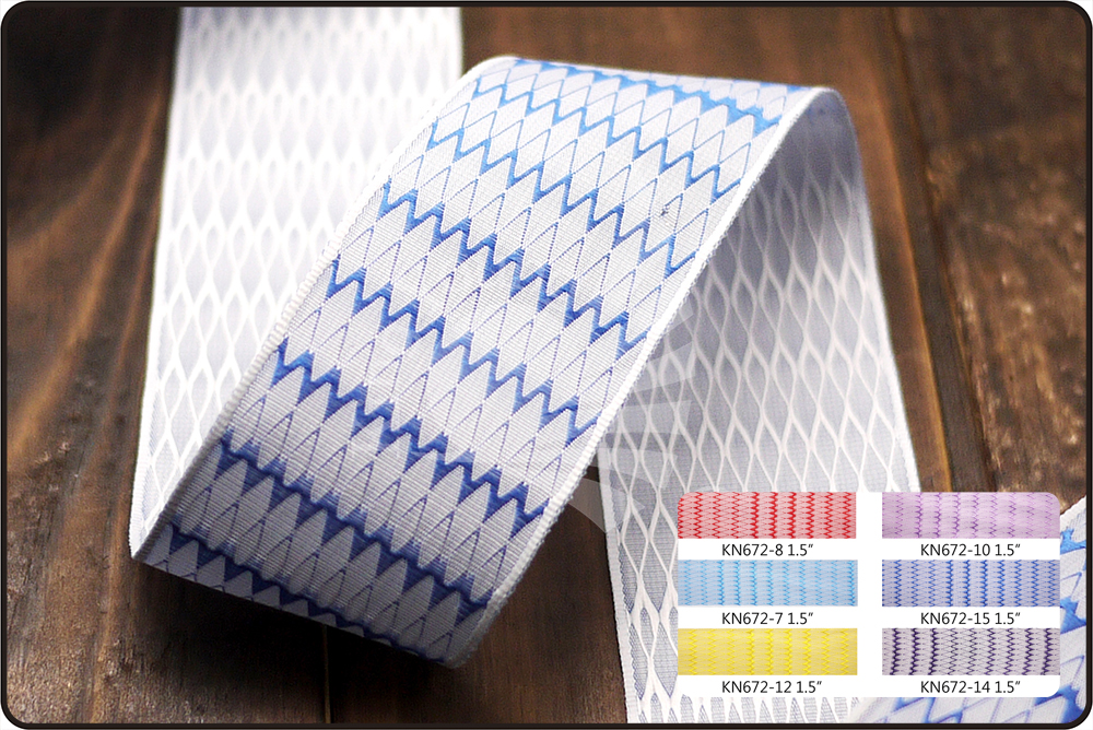 Wstążka żakardowa w chevron