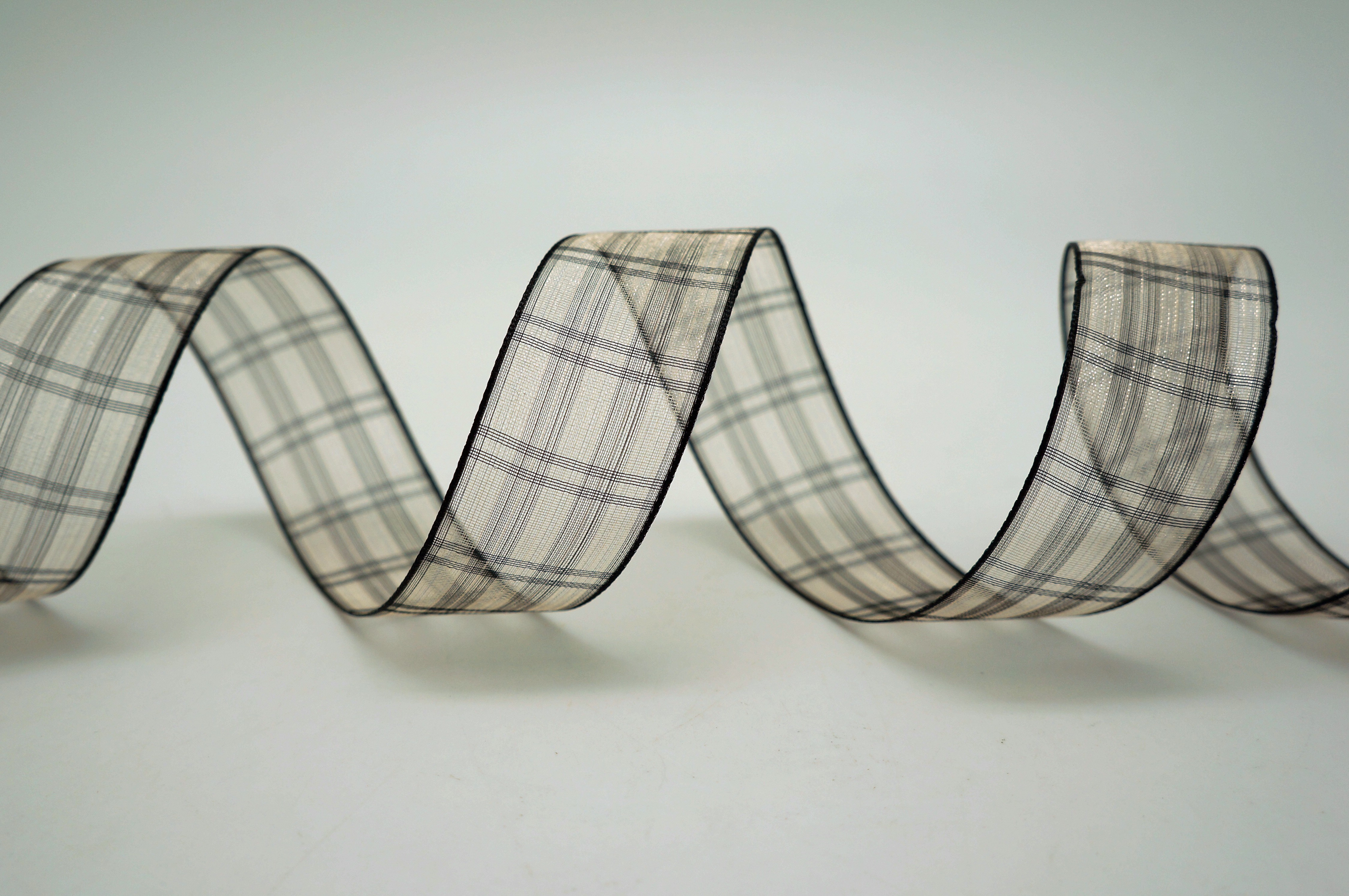 Murad Ribbon Sheer Plaid Ribbon - Organza Tartan Decorative Ribbon | KING YOUNG