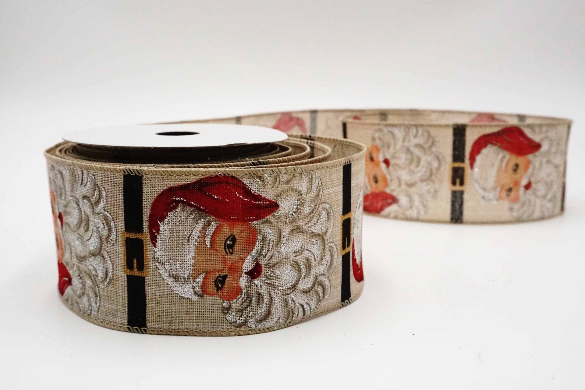 Amiable Santa Ribbon - Wired Christmas Décor | KING YOUNG