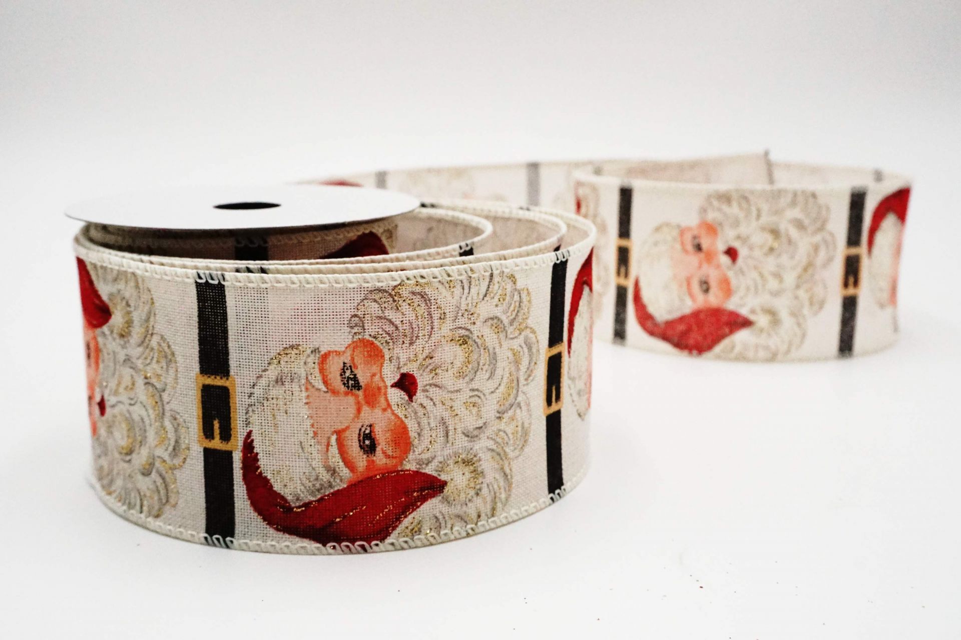 Amiable Santa Ribbon - Wired Christmas Décor | KING YOUNG