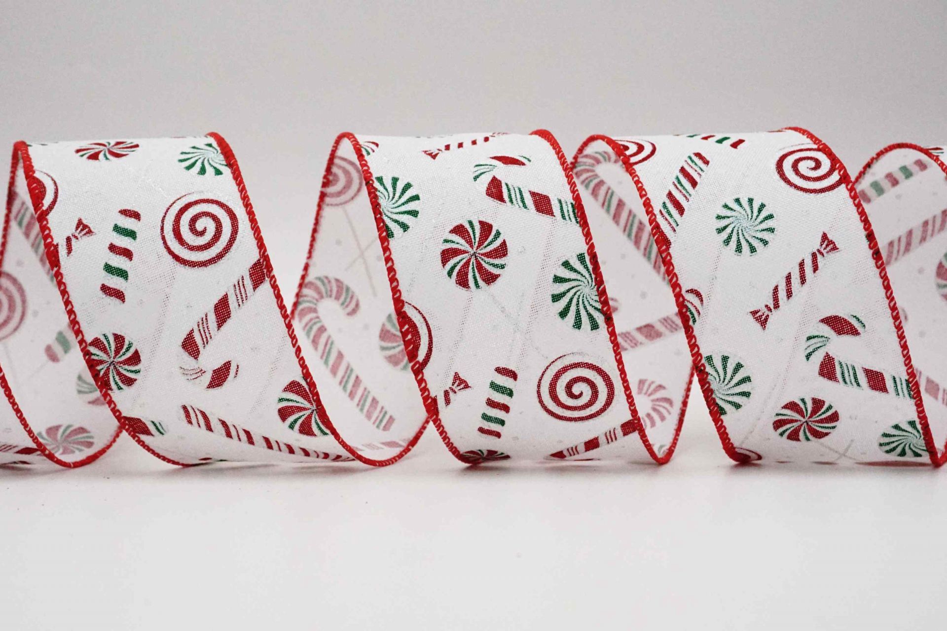 Small Sweets Ribbon Christmas Candies Ribbon with Glitter | KING YOUNG