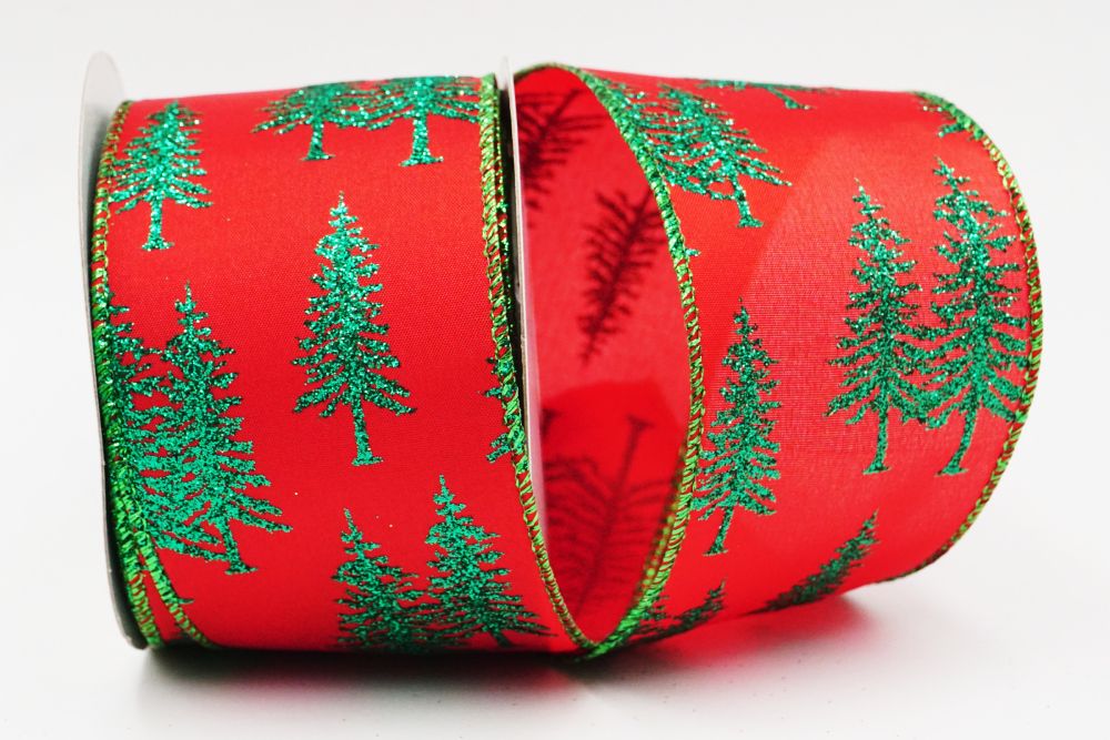 Cinta De Navidad, 1 Pulgada X 11 Yardas, Cinta Roja De Copo De Nieve Para Manualidades, Envoltura De Regalos, Decoración De Navidad De Invierno