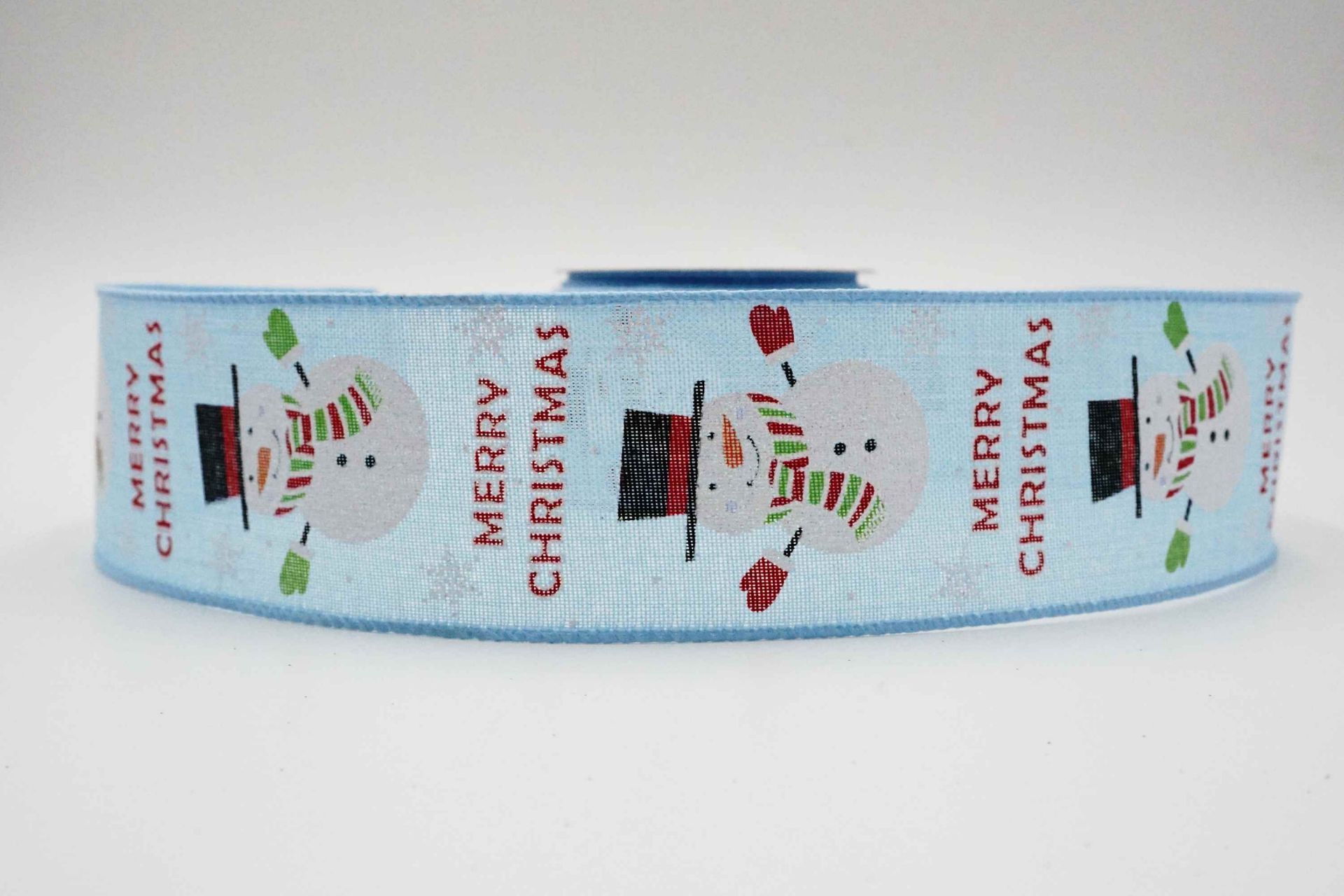 Christmas Snowman Ribbon - Wired Holiday Decoration | KING YOUNG