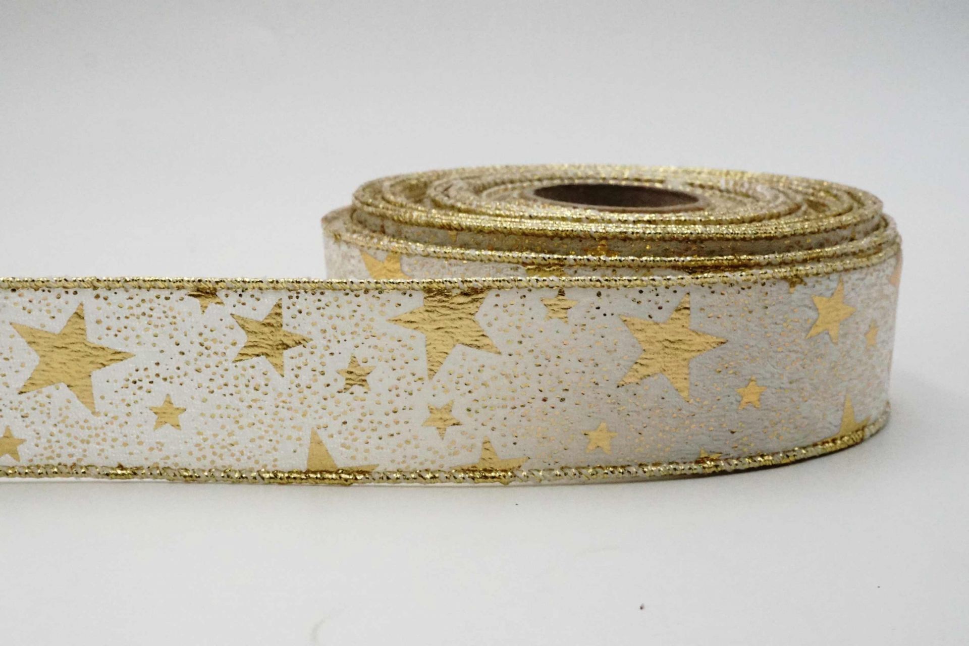 Christmas Starry Ribbon with Gold Stars | KING YOUNG