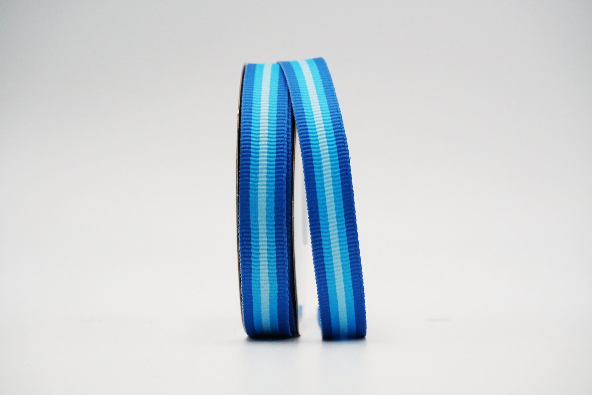 Colorful Striped Weave Ribbon 5/8