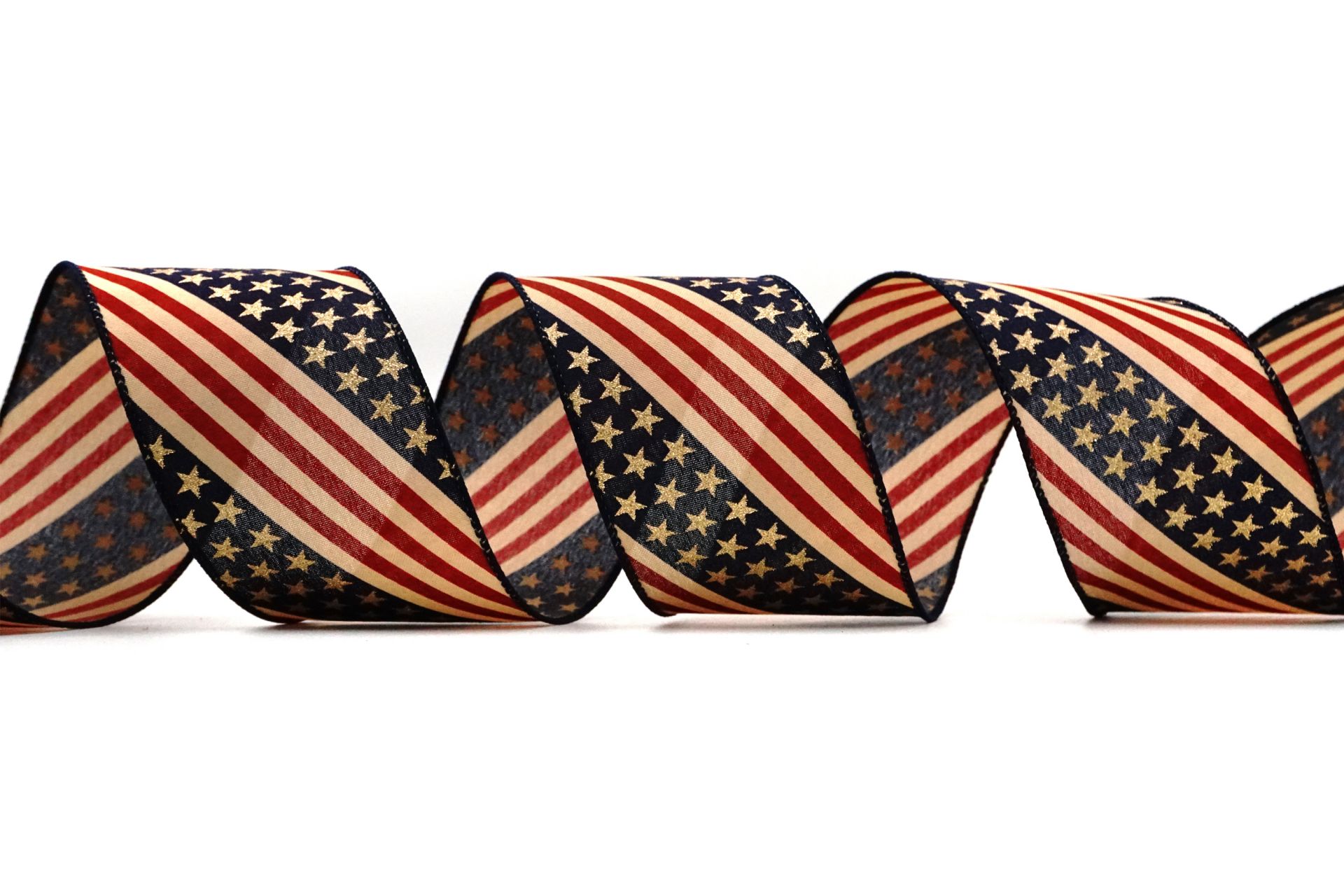 Flag Ribbon Small American Flag Ribbon for 4th of July Decoration | KING YOUNG