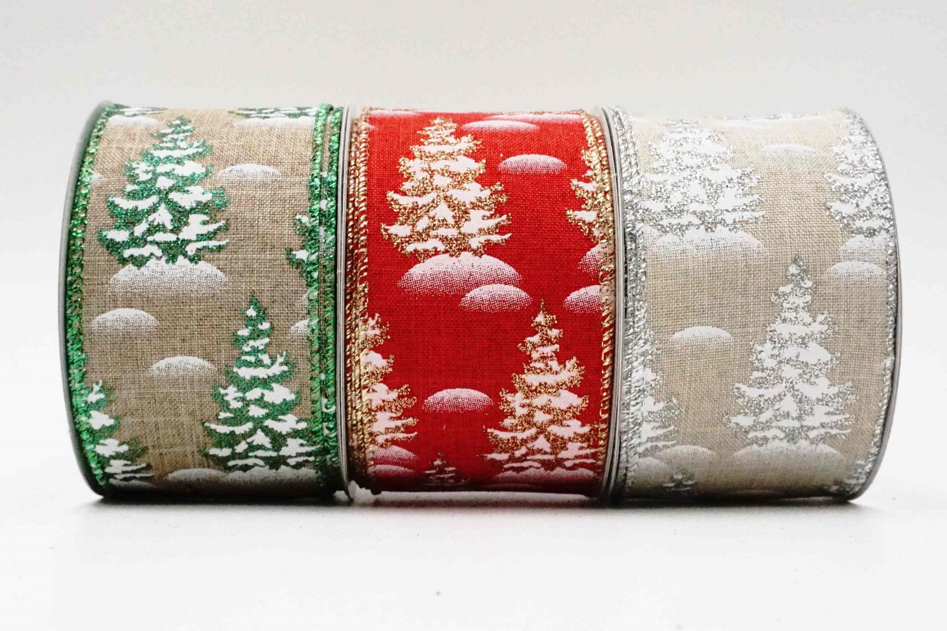 Flocked Christmas Tree Ribbon | Elevate Your Crafts with Luxurious ...