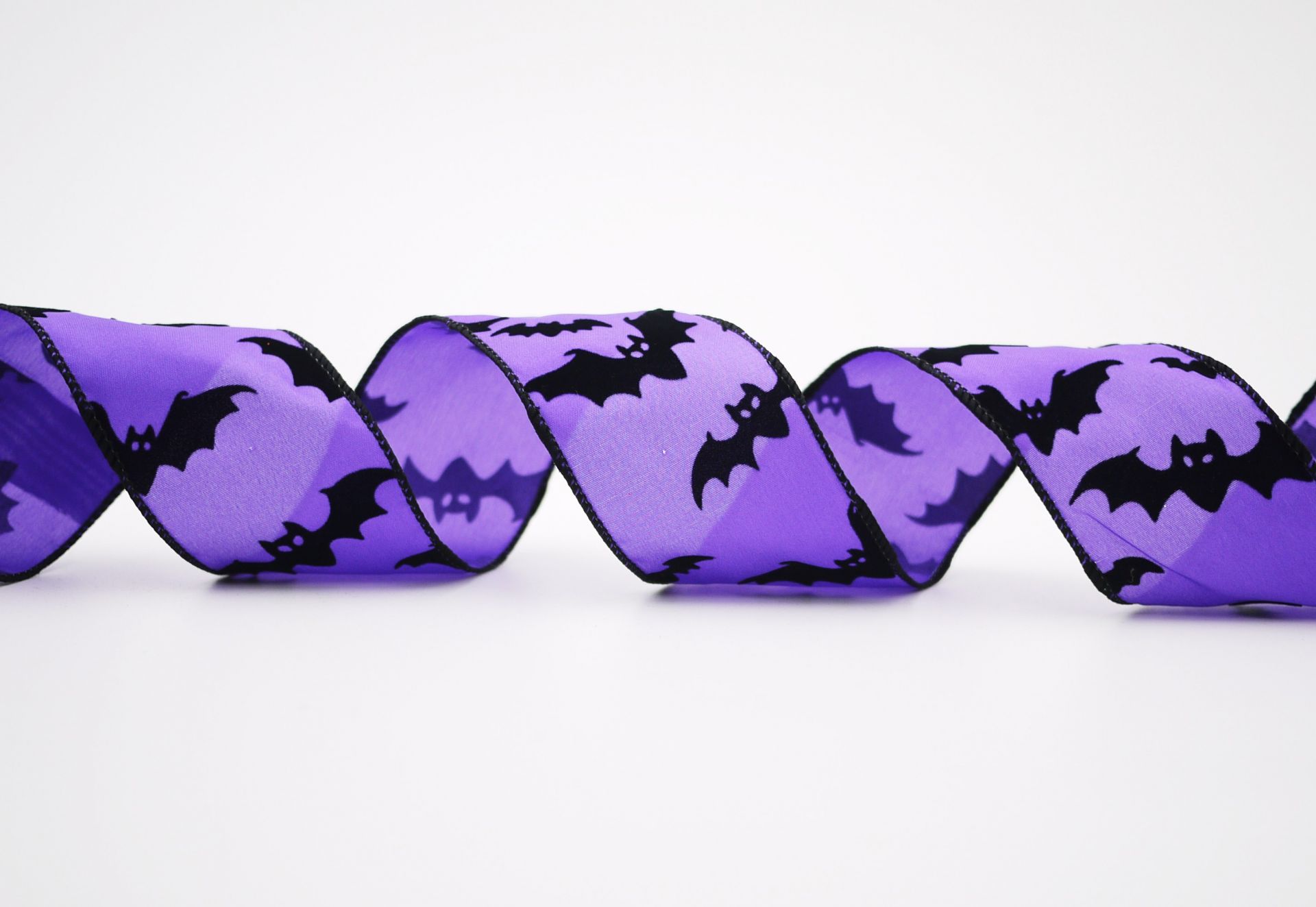 Flying Bats Ribbon | Elevate Your Crafts with Luxurious Satin Ribbons