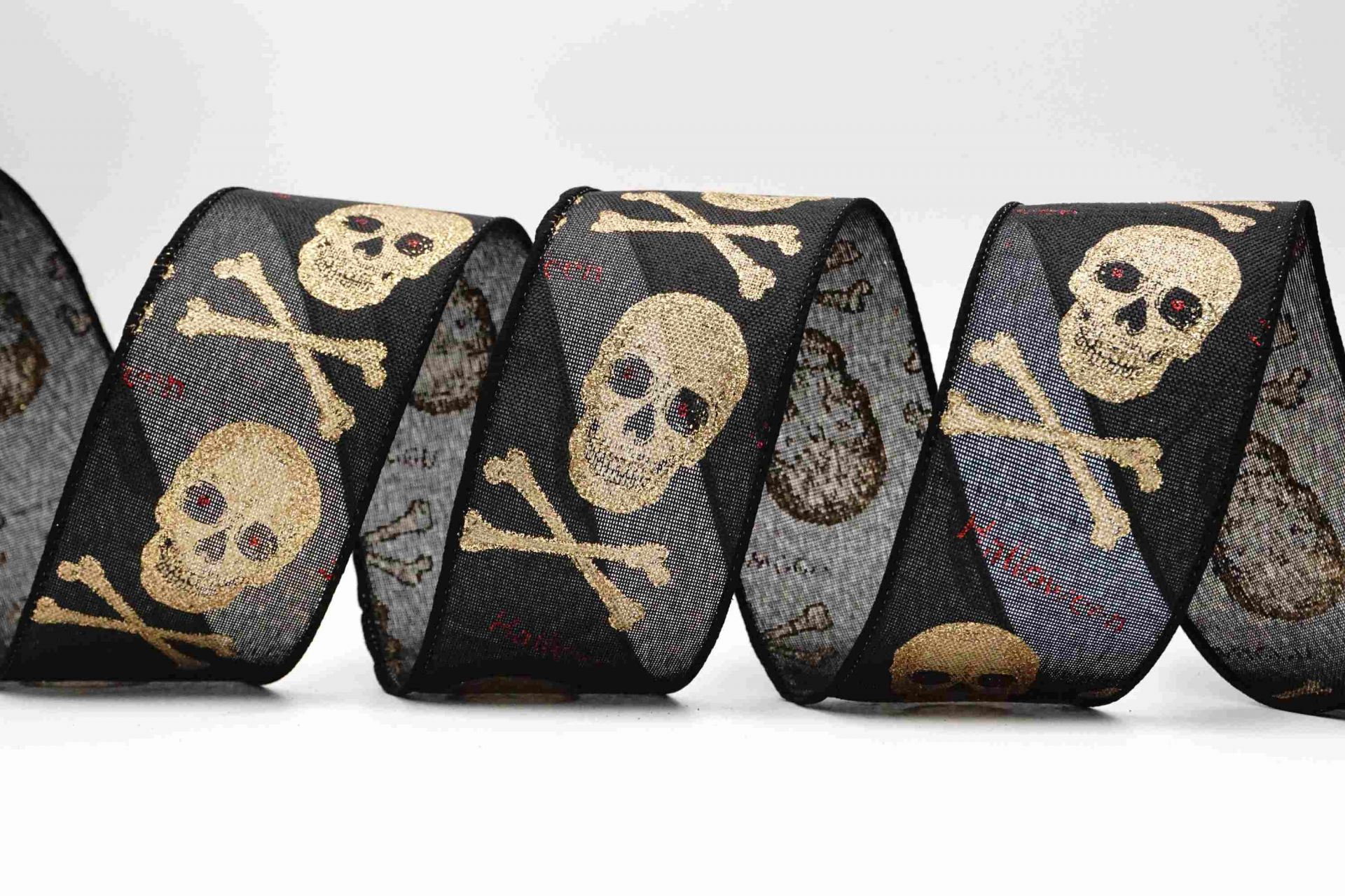 Halloween Spooky Skull Ribbon | Elevate Your Crafts with Luxurious ...