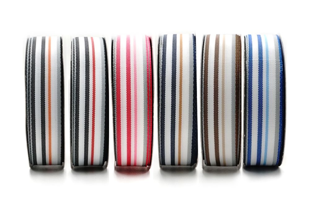 225 Denier Heavy-Weight Striped Grosgrain Ribbon | KING YOUNG