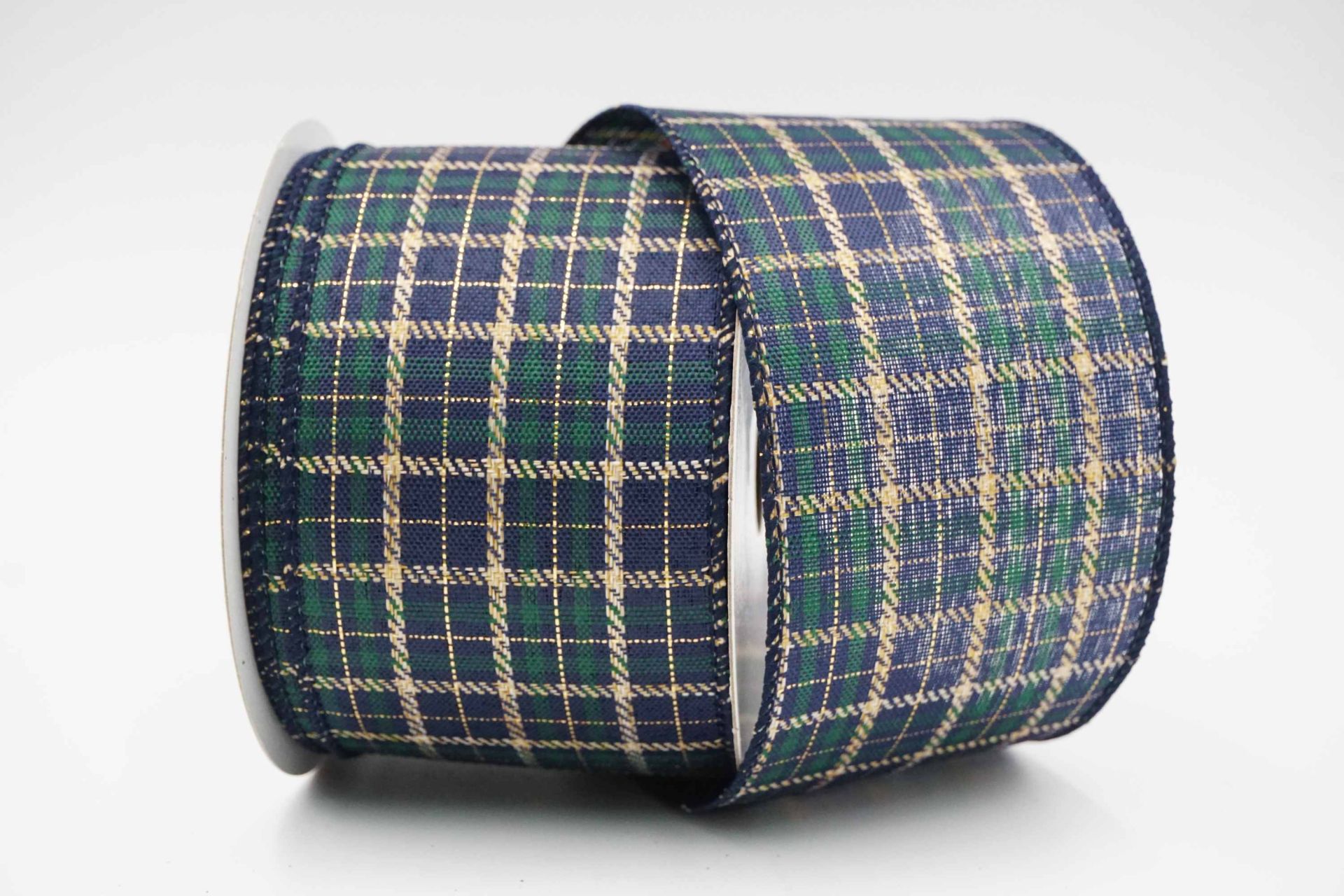 Holiday Plaid Ribbon | Elevate Your Crafts with Luxurious Satin Ribbons