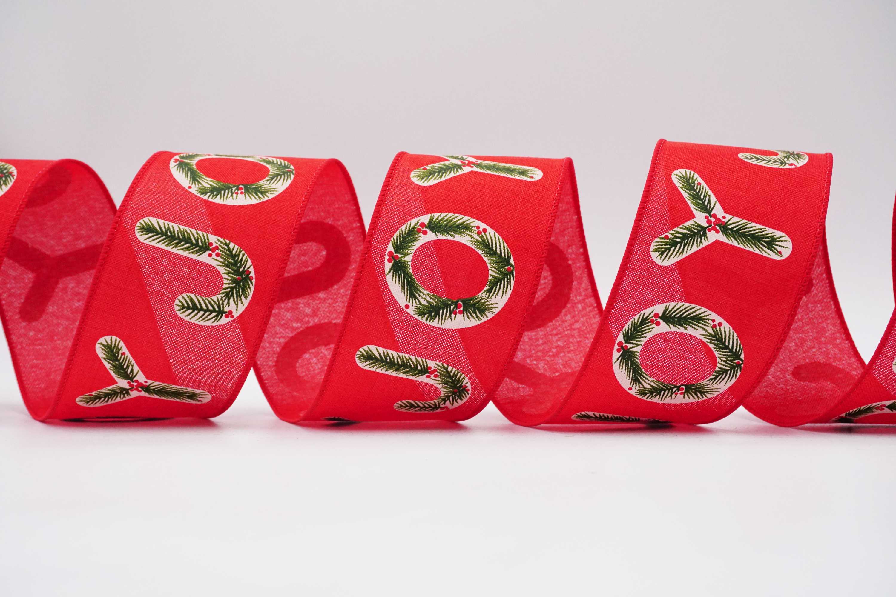 JOY Wired Christmas Ribbon | KING YOUNG - Festive Holiday Decoration