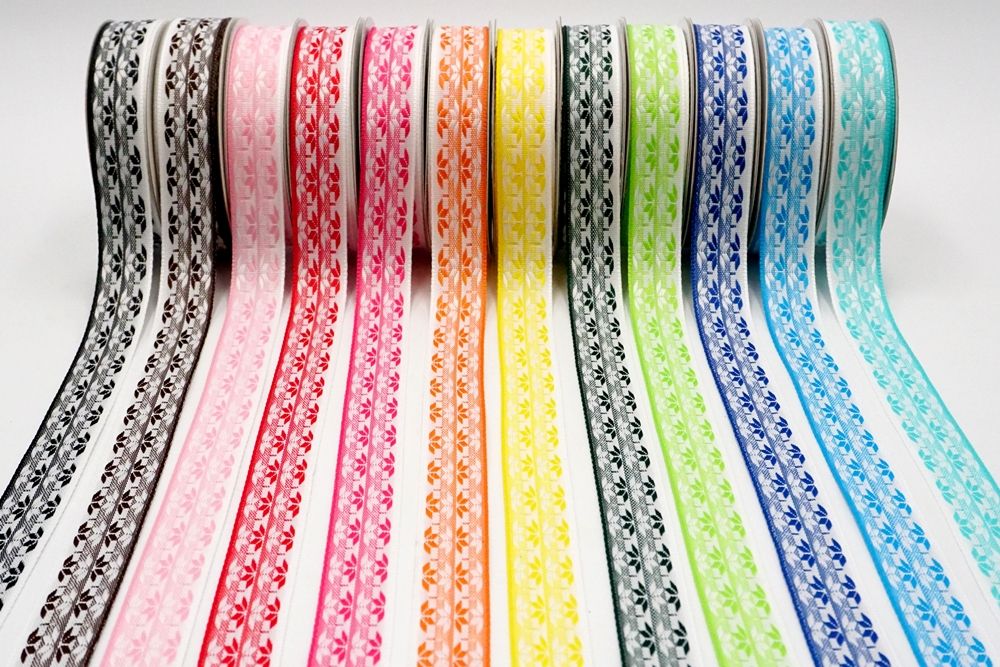 Carving Flower Woven Ribbon | KING YOUNG Taiwan Manufacturer