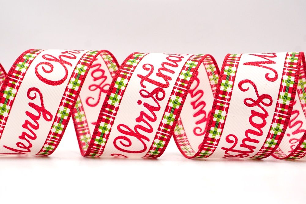 Christmas Ribbon, Holly Berry Ribbon, 1-1/2 Christmas Ribbon, Christmas  Holly Berry Ribbon, Wired Ribbon, 10 YD Roll, Burlap Ribbon
