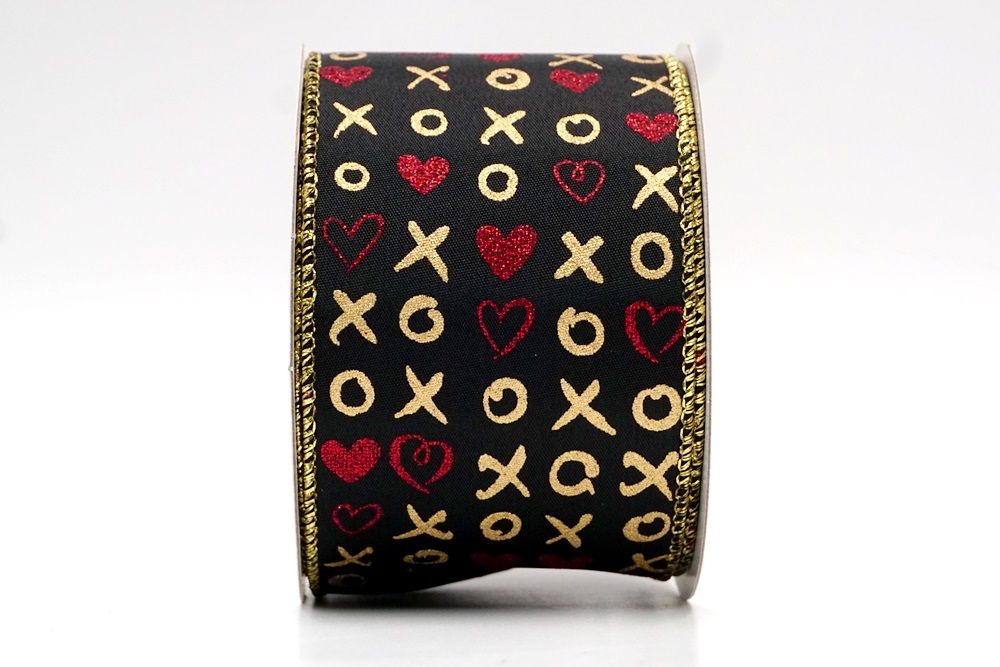 XOXO Valentine Wired Ribbon, Holiday Ribbons, Wholesale Ribbon  Manufacturer