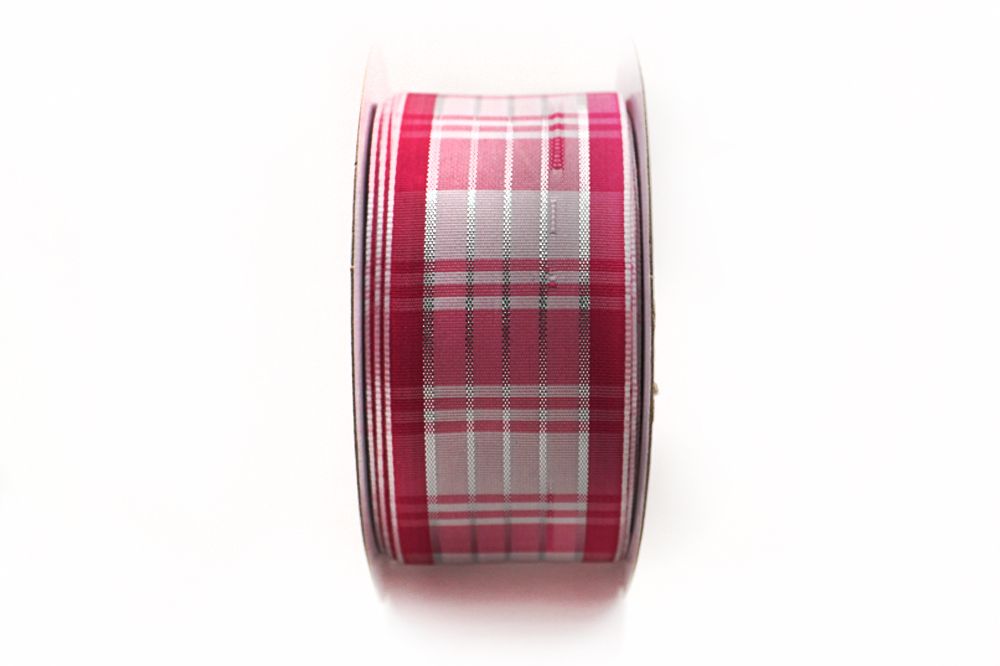 Plaid Ribbon w/Silver or Gold Accent, Holiday Ribbons, Wholesale Ribbon  Manufacturer