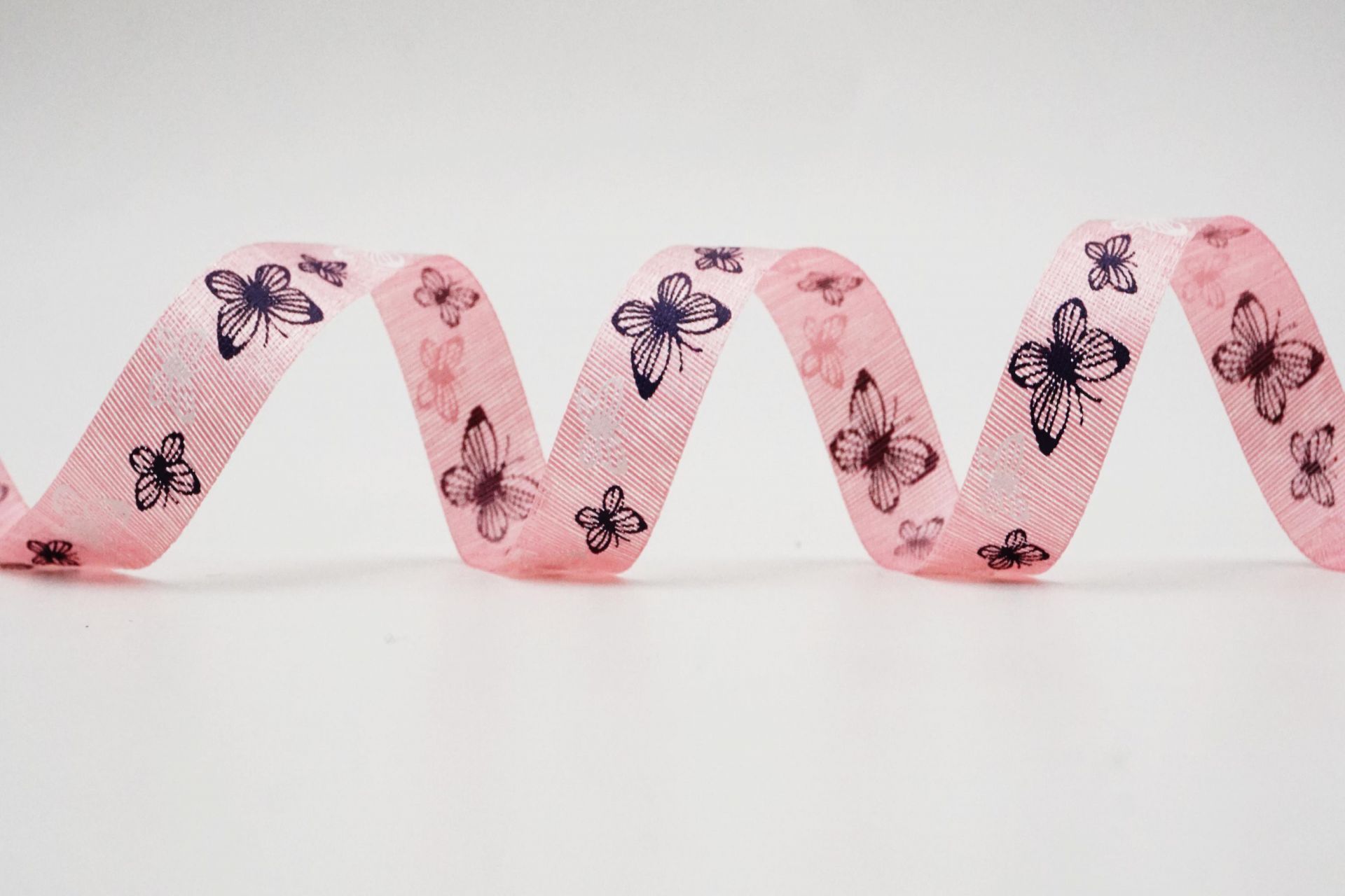 Spring Butterfly Ribbon 5/8
