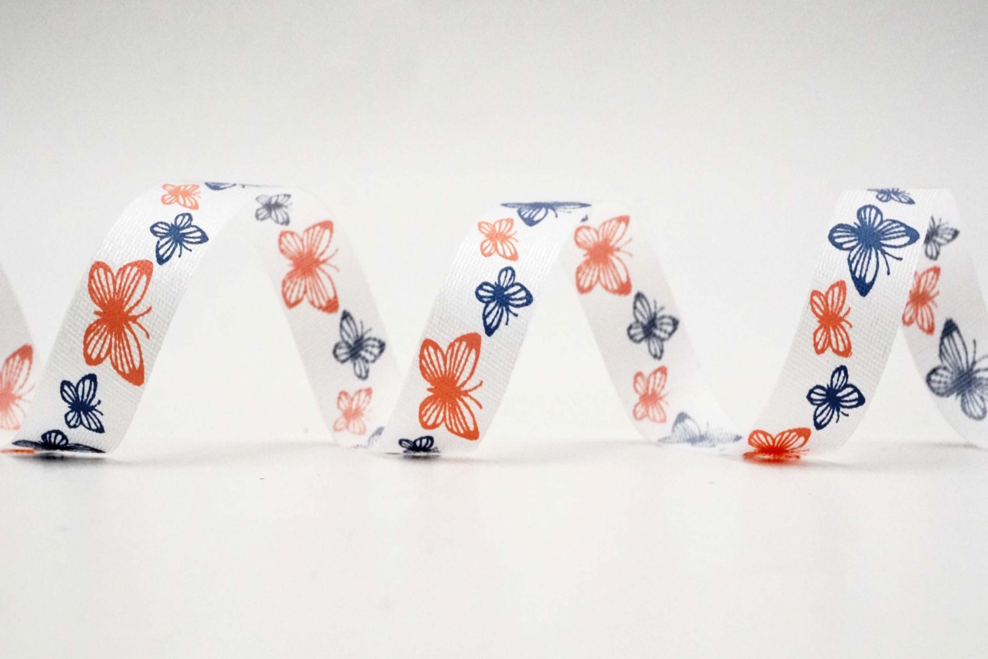 Spring Butterfly Ribbon 5/8