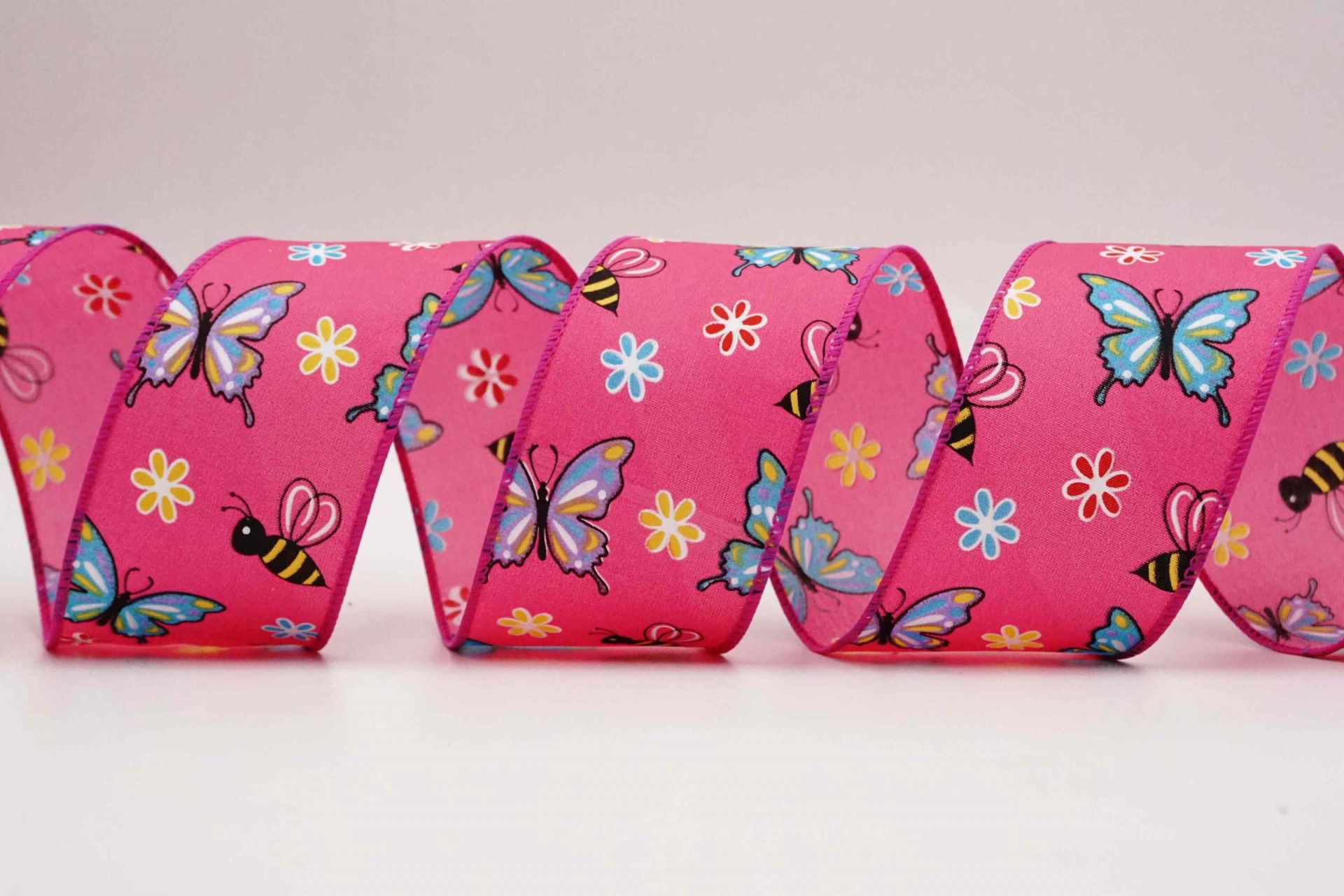 Spring Garden Ribbon | Elevate Your Crafts with Luxurious Satin Ribbons