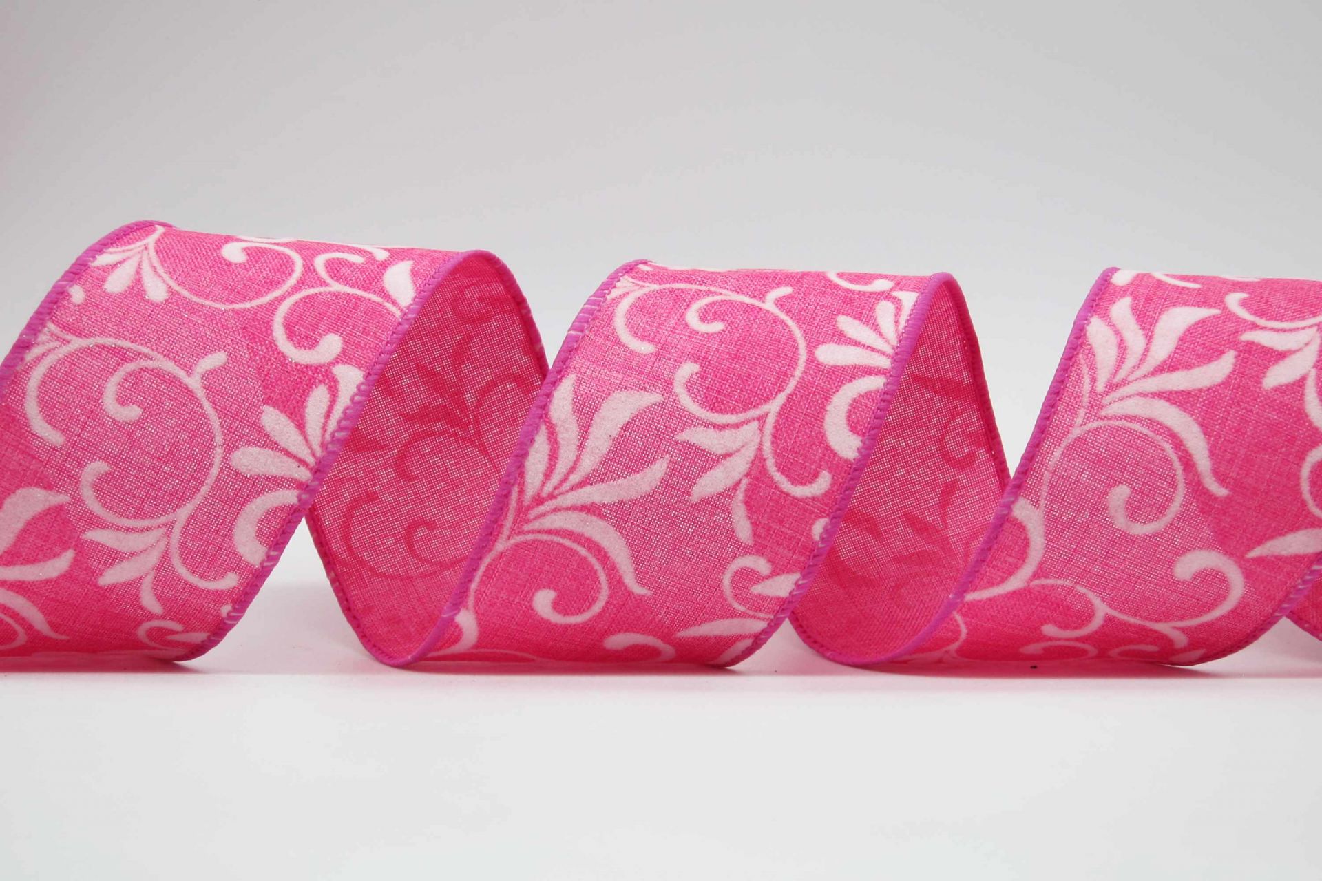 Spring Leaf Ribbon | Elevate Your Crafts with Luxurious Satin Ribbons