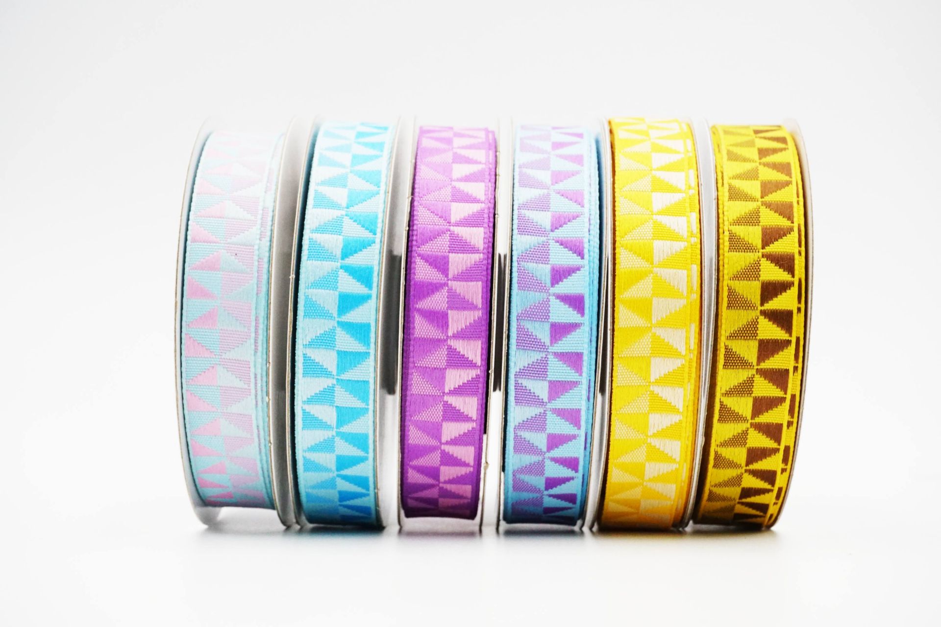 Triangle Narrow Weave Ribbon | Elevate Your Crafts with Luxurious Satin ...