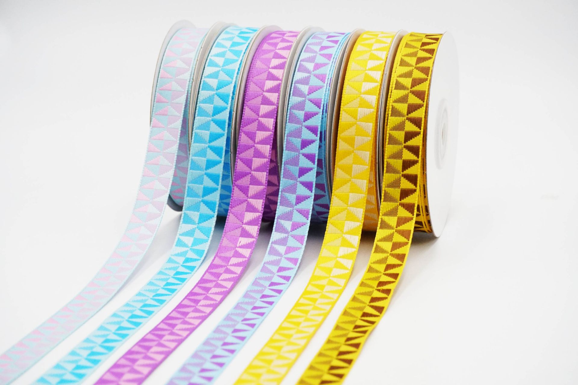 Triangle Narrow Weave Ribbon | Elevate Your Crafts with Luxurious Satin ...