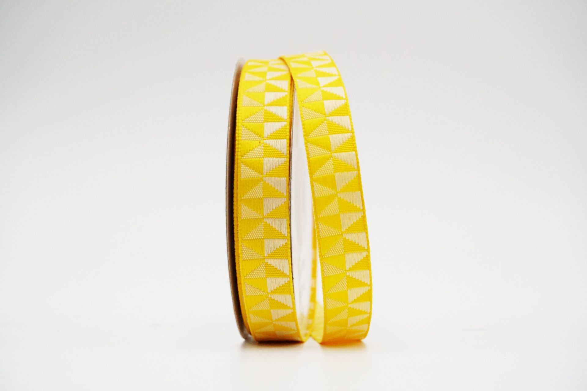 Triangle Ribbon Pattern Triangle Narrow Weave Ribbon | Elevate Your Crafts with Luxurious Satin ...
