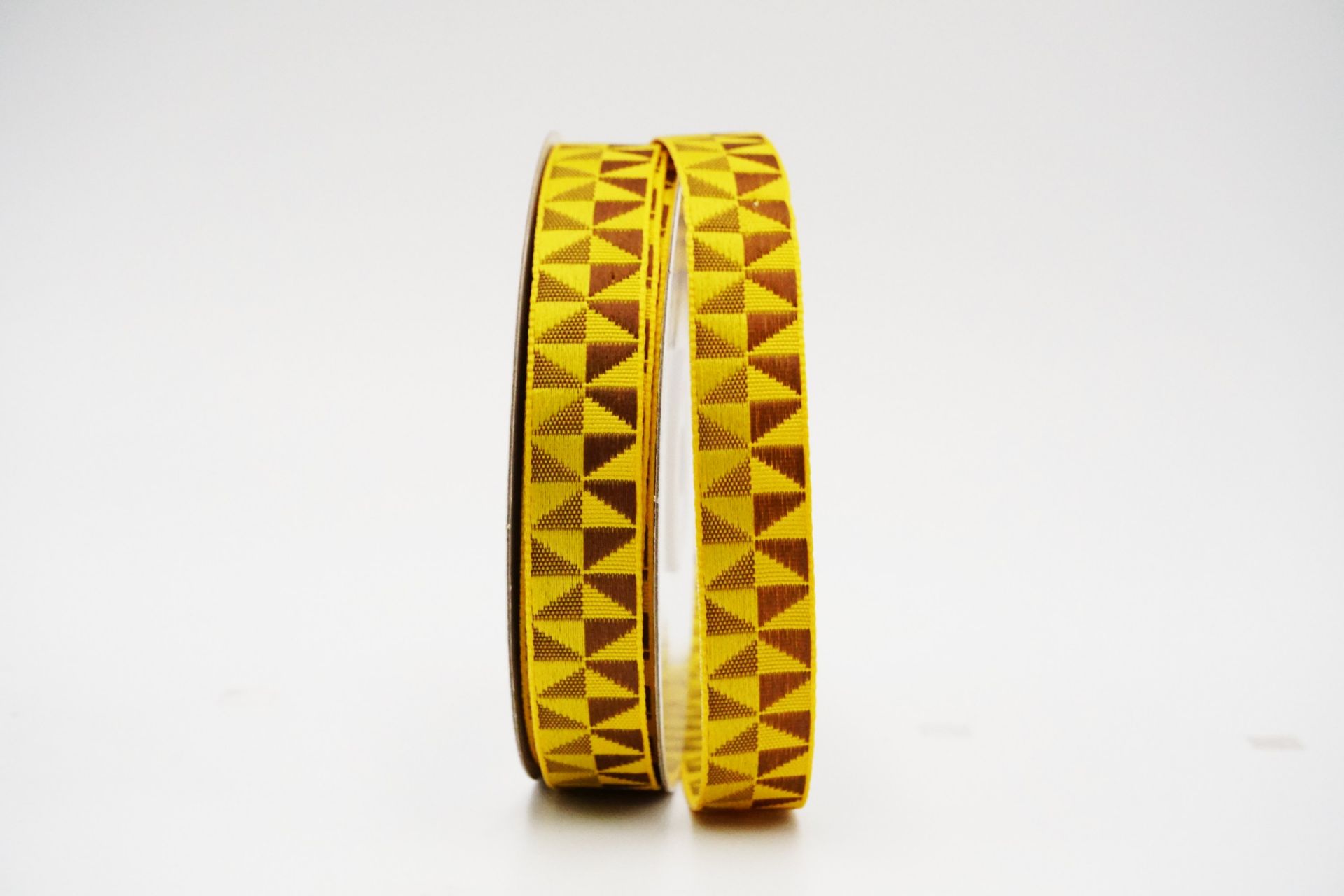 Paper Ribbon Triangle Pattern Triangle Narrow Weave Ribbon | Elevate Your Crafts with Luxurious Satin ...